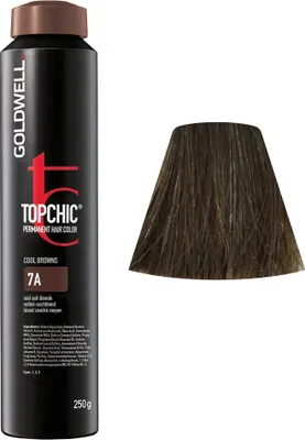 Produktbild von Goldwell Topchic The Browns, Braun, 7A, Mid Ash Blonde, Unisex, 250 ml, Alle Haare
