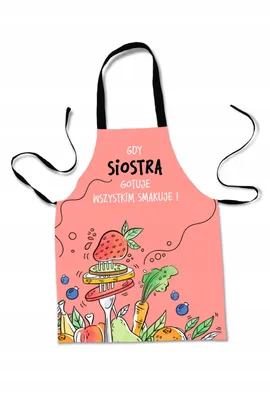 Produktbild von Sublix Küchenschürze Schutzschürze Geschenk für Schwester 328