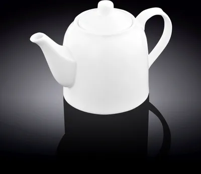 Image de Théière Wilmax 900 ml, porcelaine blanche WL-994007/A
