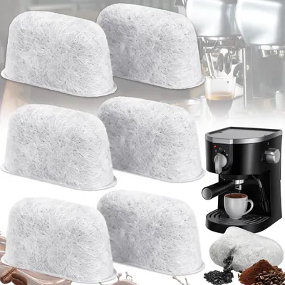 6er-Pack Aktivkohlefilter für Kaffeemaschinen