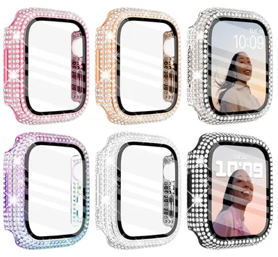 Zdjęcie produktu dla Etui ochronne Wingle do Apple Watch, 44 mm, seria SE, 6, 5, 4, z folią ochronną na ekran