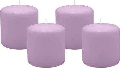 Produktbild von 4er Set Adventskranzkerzen Mittelflieder Ø 100 x 100 mm