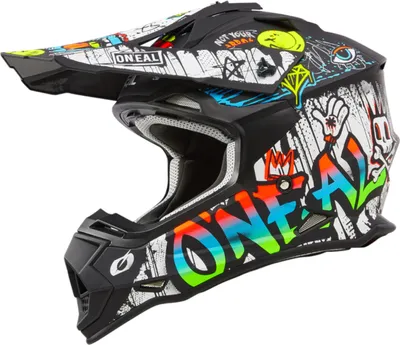 Produktbild von Oneal 2SRS Rancid bunter Motocross Helm, bunt, M (57/58)