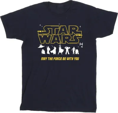 Produktbild von Star Wars - "Force" T-Shirt für Herren BI46859 (L) (Marineblau)
