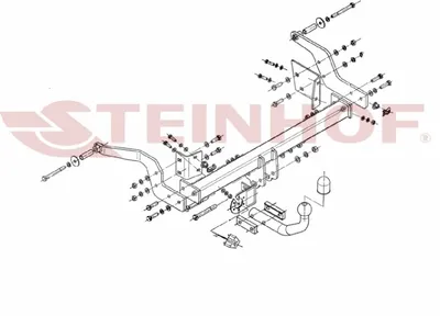 Produktbild von Z547709 Anhängerkupplung passend für RENAULT Megane I 1995-10/2002 starr