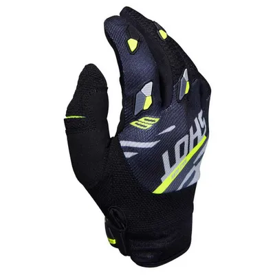 Obrázek produktu pro Rukavice Shot Contact Score Motocross, černé/šedé/žluté, 13