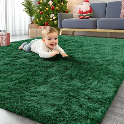 Image de Tapis moelleux et duveteux, idéal pour le salon et les chambres d'enfants