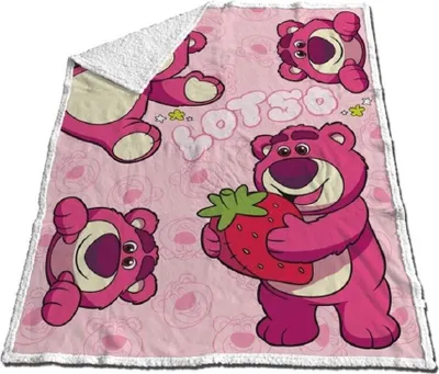 Immagine prodotto di Toy Story Lotso Coperta in sherpa per bambini e adulti 130 x 170 cm