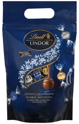 Produktbild von Lindt Lindor Kugeln Dunkle Mischung 1kg