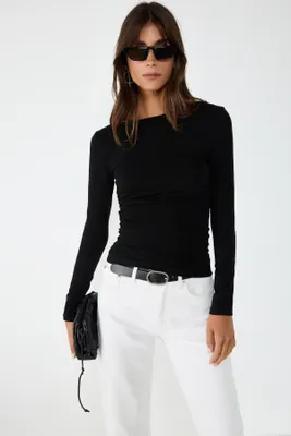 Produktbild von Langarmbluse, Black, XS