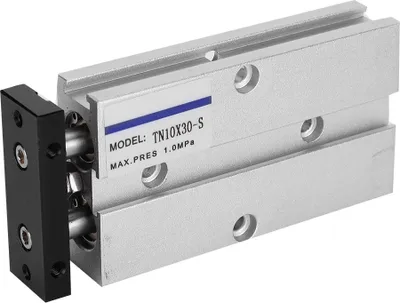 Obrázok produktu pre TN10X30 Pneumatický valec s dvojitou tyčou s dvojitým účinkom z hliníkovej zliatiny