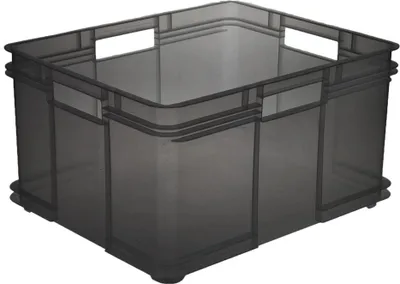 Produktbild von keeeper Aufbewahrungsbox Euro-Box XXL "bruno", 54 L, grau crystal-grey, äußerst stabil, rundumlaufende Rippen für