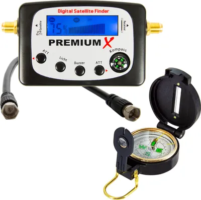 Produktbild von PremiumX Satellitenfinder Kompass Satfinder Messgerät Sat-TV-Signalfinder