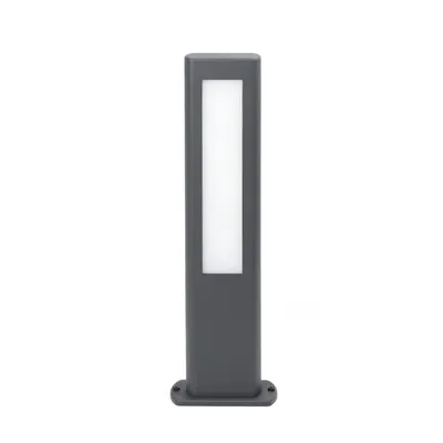 Imagen del producto de Faro NANDA, iluminación exterior para jardín, gris, aluminio, IP54, ideal para jardines y caminos