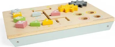 Produktbild von BigJigs Holz Aktivitätsbank - Lernspielzeug