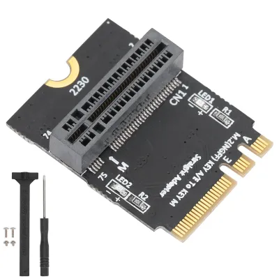 Image de Carte adaptateur NVME SSD vers M.2 clé A-E Installation verticale Convertisseur réseau pour 2280 type