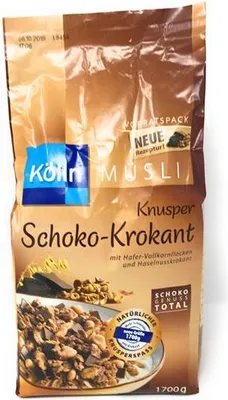 Image de Kölln Müsli croustillant chocolat-croquant, 1700g