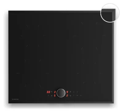 Produktbild von Klarstein Magnichef Induktionskochfeld - 4-Zonen, 8200W Boost, Magnetsteuerung, Timer & Kindersicherung, Restwärmeanzeige, Topferkennung, Aluminiumrahmen, 59cm Kochfeld Induktion