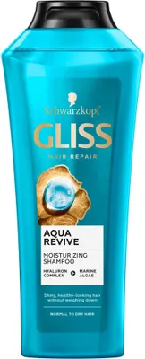 Zdjęcie produktu dla Gliss Aqua Revive Szampon do włosów suchych i normalnych, 400ml