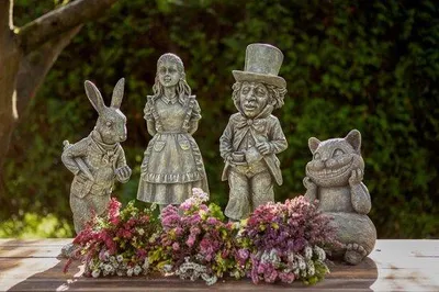 Zdjęcie produktu dla Rzeźba ogrodowa – dekoracja ogrodowa – ciężka rzeźba z brązu – wysokość 39 cm