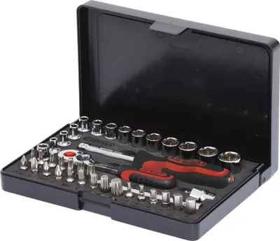 Obrázek produktu pro KS TOOLS 1/4" sada nástrčných klíčů CHROMEplus, 40 dílů (918.0640)