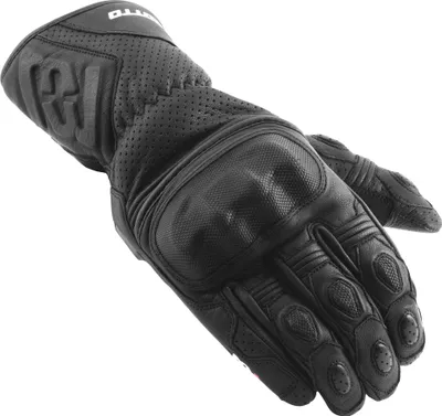 Produktbild von Bogotto Isoa perforierte Motorrad Handschuhe, schwarz, XL