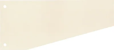 Produktbild von Trennstreifen Trapez - 190 g/qm Karton chamois 100 Stück. Packung mit 30 Stück