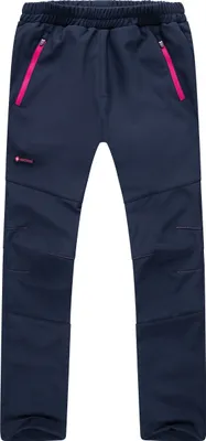 Produktbild von Höhenhorn Tiegun Kinder Softshellhose Dunkelblau/Pink Gr. 164