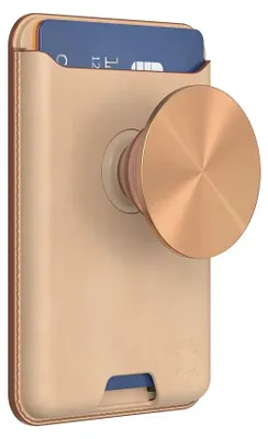 Image de PopSockets PopWallet MagSafe - Couleur marron "Vegan Tan Nigiri"