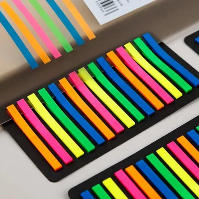 Produktbild von Go Go Gadget – Register – Haftnotizen – Aufkleber – 300 Stück – 5 Farben