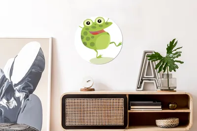 Produktbild von MuchoWow® - Wand Bild - Wohnzimmer - Runde Bilder - Alubilder - Kunst für zu Hause - Aluminium - Wanddekoration