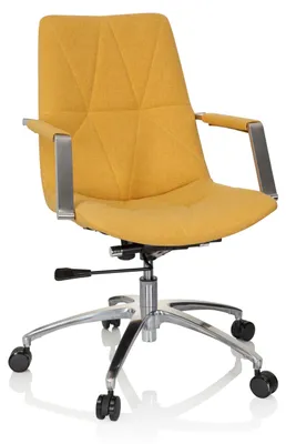 Produktbild von hjh OFFICE Home Office Bürostuhl SARANTO II Schreibtischstuhl mit Armlehnen Stoff Drehstuhl