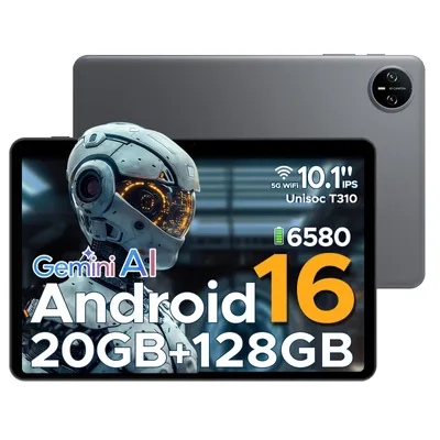Produktbild von DOOGEE Tab A9 Pro Android 16, 10,1 Zoll, 20(4+16)GB+128GB(bis 2TB erweiterbar), WiFi 5, 6580mAh, Dual-Lautsprecher