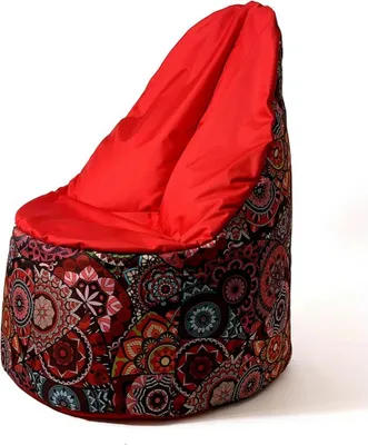 Productafbeelding van Sako zitkussen, mandalamotief, rood, XL, 120 x 80 cm