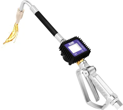 Produktbild von Elektronische Öl-Messpistole - Digitaler Öldispenser - 5-stellige LCD-Anzeige - Durchfluss 1–35 l/min - Füllzähler