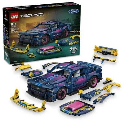 Obrázek produktu pro LEGO Technic Tuningové auto Ford Mustang GT, Sada na stavění, 10 rok/roky, Plast, 973 kusů, 1,38 kg