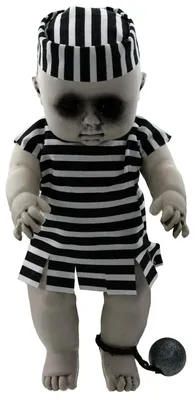 Produktbild von Halloween Dekoration - Zombie Baby Gefangener Puppe (30cm)