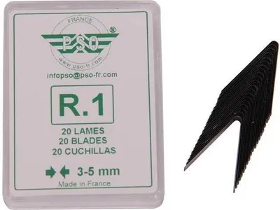 Produktbild von Ersatzklingen R1 Reifenprofilschneider Schneideklingen 20 Stück Stahl Klingen