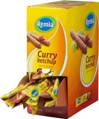 Produktbild von Remia Curry-Ketchup 150 x 24,08 Gramm