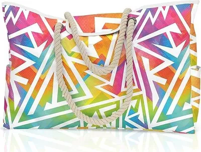 Produktbild von Wasserdichte Strandtasche für Damen - Extra Große Pool- und Sporttasche mit Innentasche für Schwimmen und Reisen, A