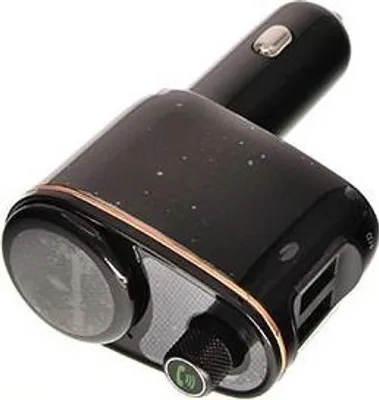 Zdjęcie produktu dla Transmiter Fm Baseus 2X Usb, Bluetooth - Czarny