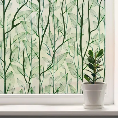 Immagine prodotto di Pellicola adesiva per vetri - Pellicola per la privacy - Adesione statica - 44,5 x 200 cm - Bianca