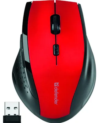 Zdjęcie produktu dla Mysz DEFENDER Accura MM-365 52367 Red