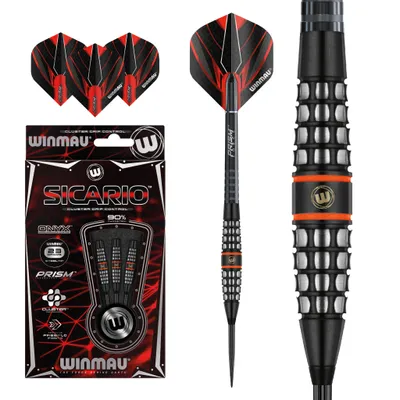 Produktbild von Winmau Sicario Tungsten 90% Steeltip 25 g Dart