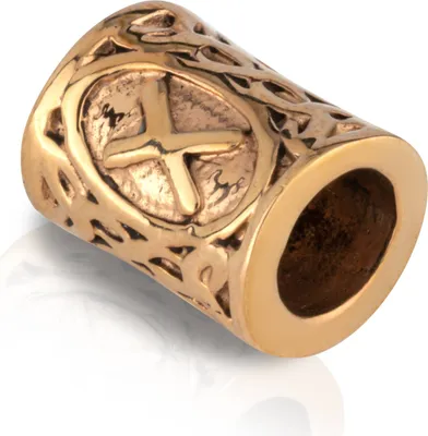 Produktbild von GEBO - Bronze Futhark Rune Bartperle Germanisch Keltisch Wikinger Gothic 3553