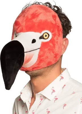 Produktbild von Plüschmaske Flamingo