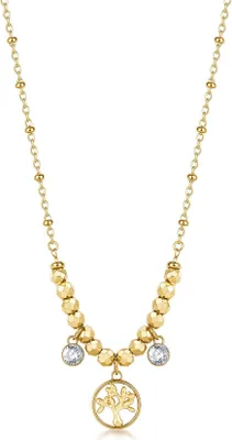 Zdjęcie produktu dla Naszyjniki Z Wiszącymi Zawieszkami Brosway Gold Od 43 cm do 49 cm Kolekcja Chakra - kobieta