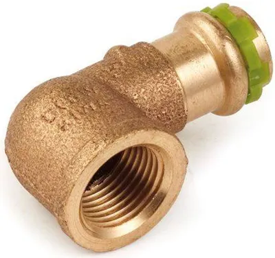 Produktbild von Kupfer Pressfitting Sudo-Press Übergangswinkel Innengewinde 90° 12 mm - 1/2' Kontur V DVGW