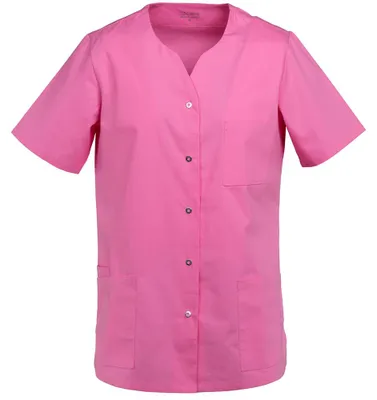 Produktbild von Damen Kasack hotpink, Gr. L : L : hot pink : 50% Baumwolle 50% Polyester
