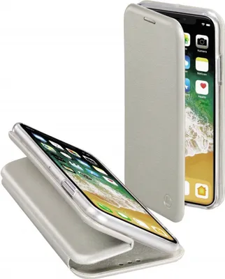 Obrázok produktu pre Hama Curve, Folio, Apple, iPhone X, 14,7 cm (5.8"), Strieborná